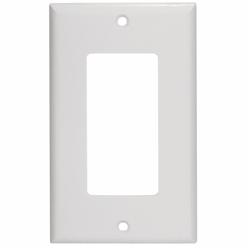 T-DPL-WT Decora Style Wall Plate, White