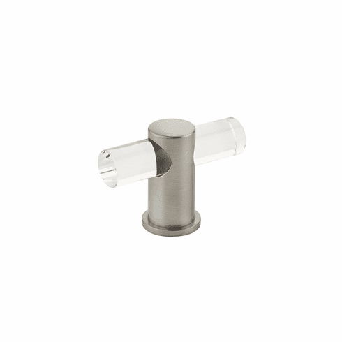 Schaub 401-15 Lumiere, adjustable, acrylic T-knob with Satin Nickel stem
