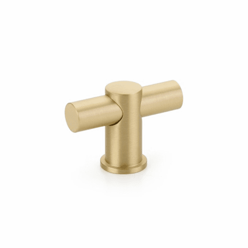 Schaub 421-SB Fonce', T-knob, Satin Brass bar, Satin Brass stem