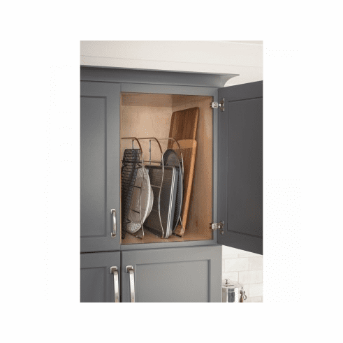 Hardware Resources TD12-PC 12" Tall Bakeware/Tray/Cookie Sheet  Organizer