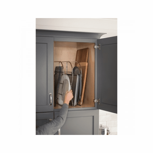 Hardware Resources TD18-PC 18" Tall Bakeware/Tray/Cookie Sheet  Organizer