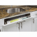 TO11-R 11-11/16" Wide Sink Tipout Tray Pack. White Plastic