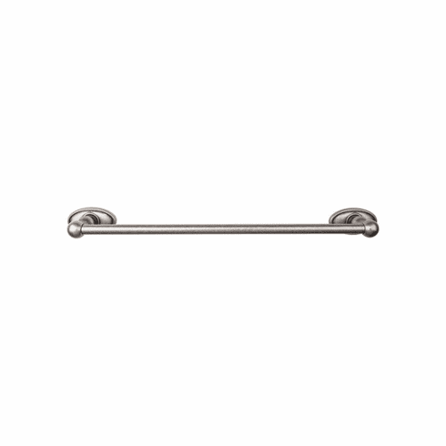 Top Knobs ED10APC Edwardian Bath Towel Bar 30 In. Single - Oval Backplate Antique Pewter