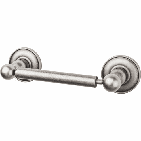 Top Knobs ED3APD Edwardian Bath Tissue Holder - Antique Pewter - Plain Backplate AP