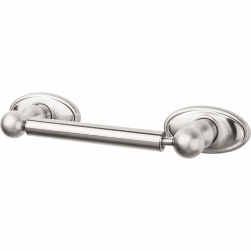Top Knobs ED3BSNC Edwardian Bath Tissue Holder - Brushed Satin Nickel  - Oval Backplate BSN