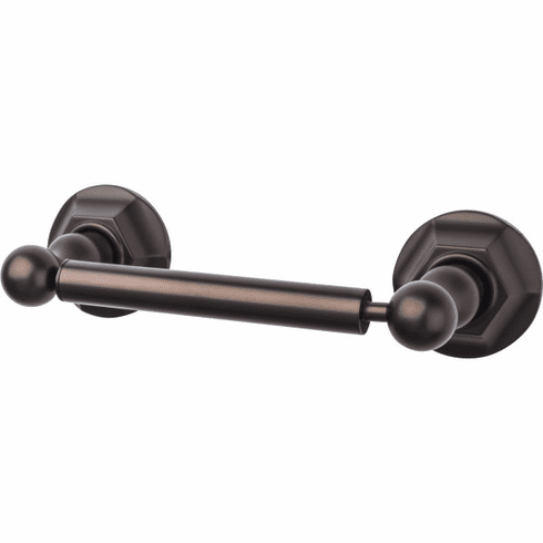 Top Knobs ED3ORBB Edwardian Bath Tissue Holder - Oil Rubbed Bronze  - Hex Backplate ORB