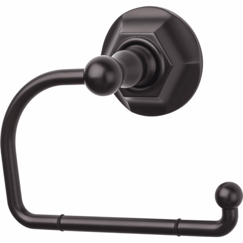 Top Knobs ED4ORBB Edwardian Bath Tissue Hook - Oil Rubbed Bronze - Hex Backplate ORB