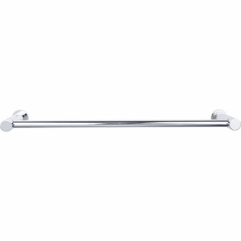 Top Knobs HOP10PC Hopewell Bath 30" Single Towel Bar - Polished Chrome PC