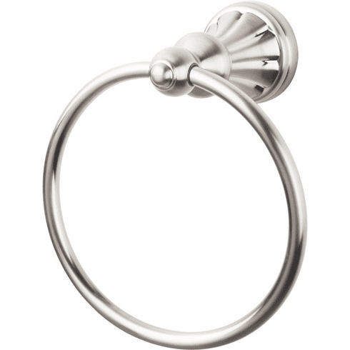 Top Knobs HUD5BSN Hudson Bath Ring - Brushed Satin Nickel BSN