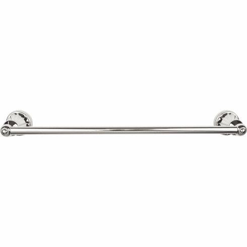 Top Knobs HUD6PN Hudson Bath 18" Single Towel Bar - Polished Nickel PN