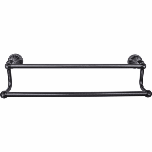 Top Knobs HUD9TB Hudson Bath 24" Double Towel Bar - Tuscan Bronze TB