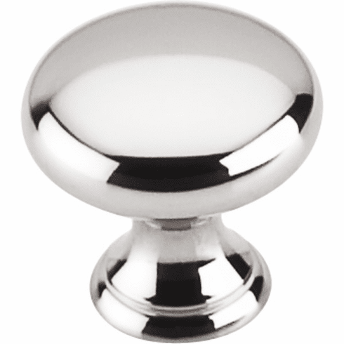 Top Knobs M1311 Asbury Mushroom Knob 15/16 Inch Polished Nickel