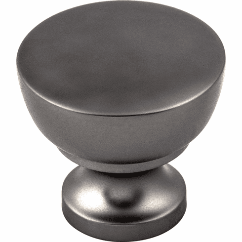 Top Knobs M1567 Bergen Knob 1 1/4 Inch Ash Gray