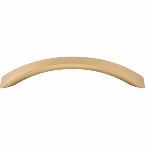 Top Knobs M1578 Crescent Flair Pull 5 1/16 Inch CC Honey Bronze