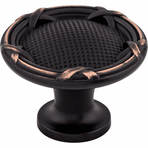 Top Knobs M1647 Ribbon & Reed 1 1/4" Diameter Round Knob TB