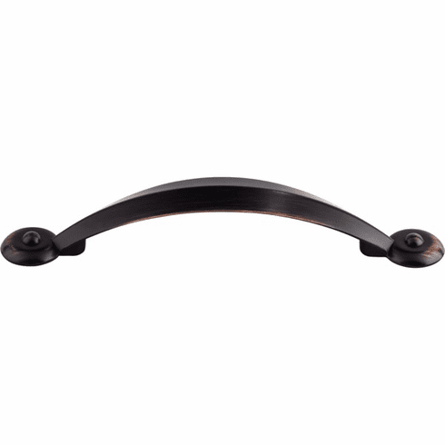 Top Knobs M1661 Angle Pull 3 3/4 Inch CC Tuscan Bronze
