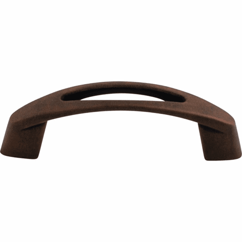 Top Knobs M1773 Verona Pull 3 Inch CC Patina Rouge