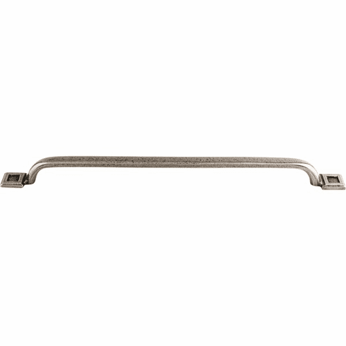 Top Knobs M1825 Square Inset 12" Center to Center Bar pull CI