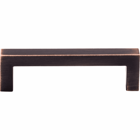 Top Knobs M1834 Square Bar Pull 3 3/4 Inch CC Tuscan Bronze