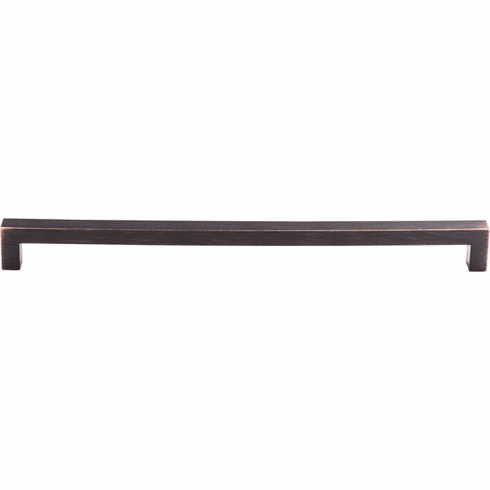 Top Knobs M1837 Square Bar Pull 12 Inch CC Tuscan Bronze