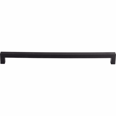 Top Knobs M1840 Square Bar Pull 12 Inch CC Flat Black