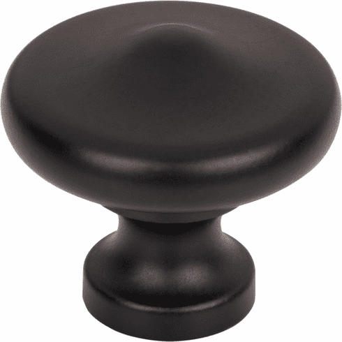 Top Knobs M1877 Peak 1 5/16" Diameter Round Knob BLK