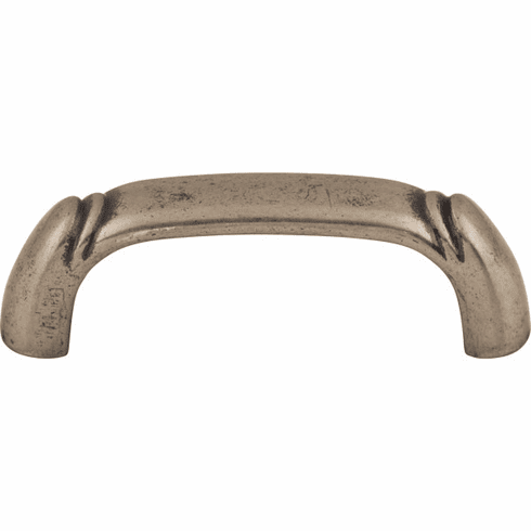 Top Knobs M188 Dover D Pull 2 1/2 Inch CC Pewter Antique