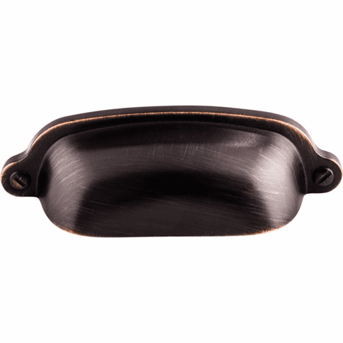 Top Knobs M1910 Charlotte Cup Pull 2 9/16 Inch CC Tuscan Bronze