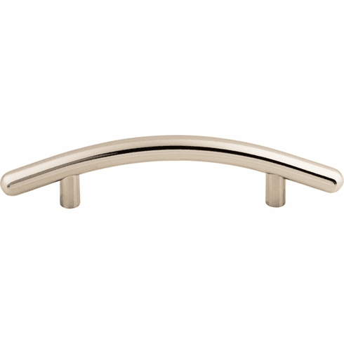 Top Knobs M1951 Curved Bar Pull 3 3/4 Inch CC Polished Nickel