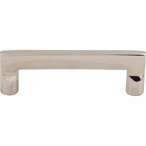 Top Knobs M1974 Aspen II Flat Sided Pull 4 Inch CC Polished Nickel