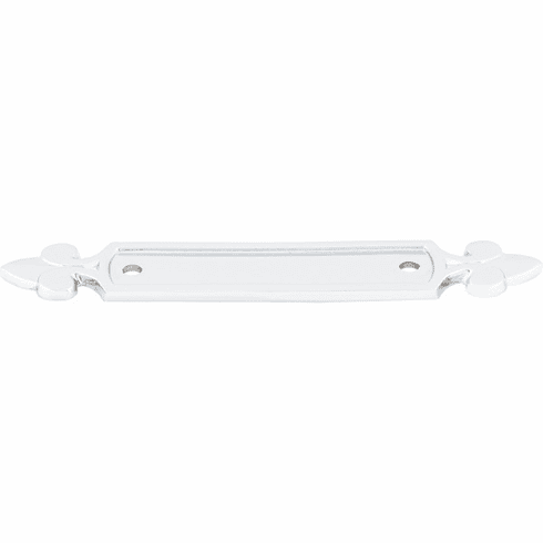 Top Knobs M2127 Dover Backplate 2 1/2 Inch CC Polished Chrome