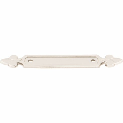 Top Knobs M2133 Dover Backplate 2 1/2 Inch CC Polished Nickel