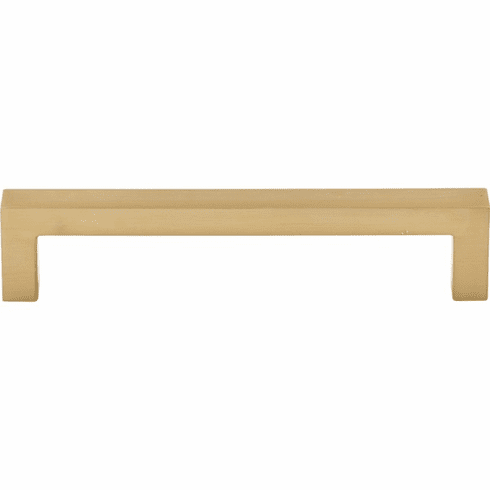 Top Knobs M2157 Square Bar Pull 5 1/16 Inch CC Honey Bronze
