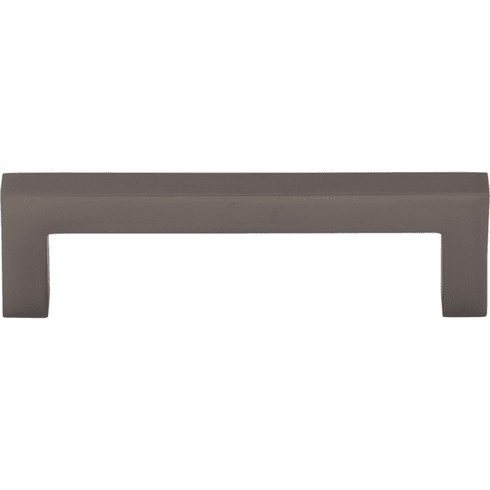 Top Knobs M2158 Square Bar Pull 3 3/4 Inch CC Ash Gray
