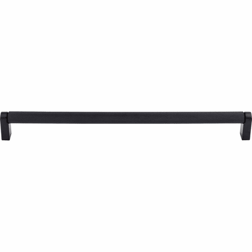 Top Knobs M2640 Amwell 24" Center to Center Appliance pull BLK