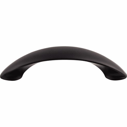 Top Knobs M517 New Haven Pull 3 3/4 Inch CC Flat Black