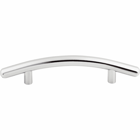 Top Knobs M533 Curved Bar Pull 3 3/4 Inch CC Polished Chrome