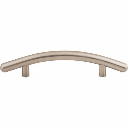 Top Knobs M534 Curved Bar Pull 3 3/4 Inch CC Brushed Satin Nickel