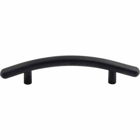 Top Knobs M535 Curved 3 3/4" Center to Center Bar pull BLK