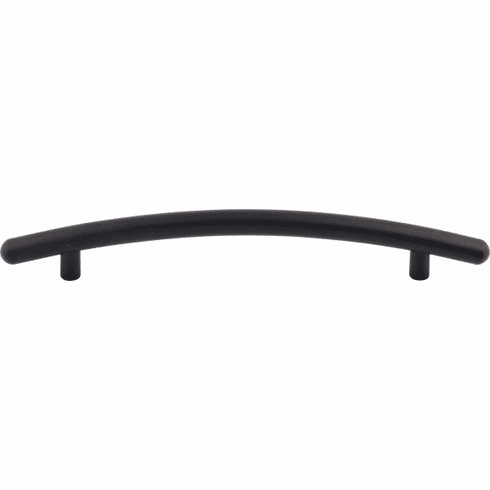 Top Knobs M539 Curved Bar Pull 6 5/16 Inch CC Flat Black