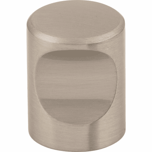 Top Knobs M579 Nouveau Indent Knob 3/4 Inch Brushed Satin Nickel