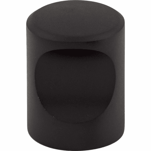 Top Knobs M581 Nouveau Indent Knob 3/4 Inch Flat Black