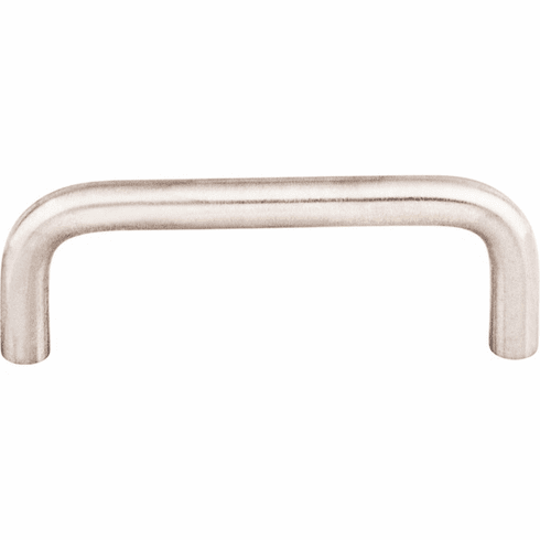 Top Knobs SS23 Bent Bar (8mm Diameter) 3 Inch CC Brushed Stainless Steel
