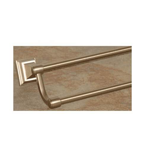 Top Knobs STK9BB Stratton Bath 24" Double Towel Bar - Brushed Bronze BB