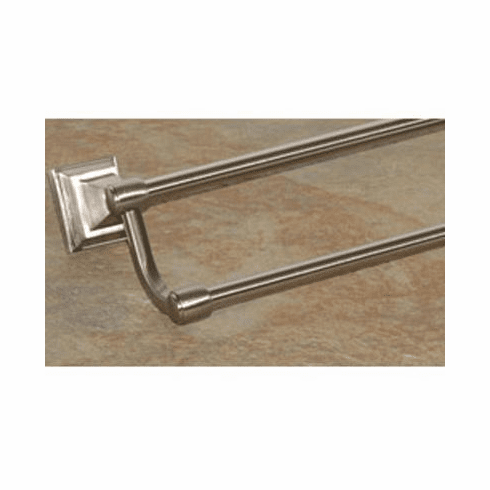 Top Knobs STK9BSN Stratton Bath 24" Double Towel Bar - Brushed Satin Nickel BSN