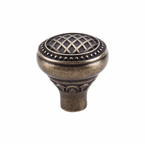 Top Knobs TK173GBZ Trevi Round Knob 1 5/16 Inch German Bronze