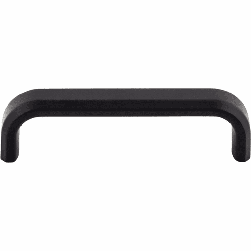 Top Knobs TK3011BLK Telfair Pull 3 3/4 Inch CC Flat Black