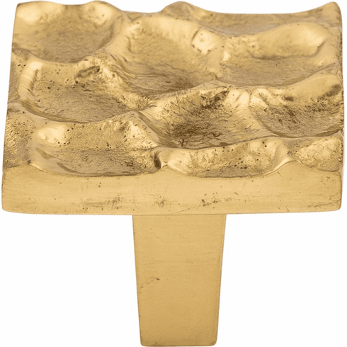 Top Knobs TK301BR Cobblestone 1 3/8" Length Square Knob BR