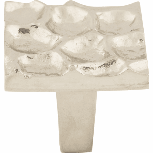 Top Knobs TK301PN Cobblestone 1 3/8" Length Square Knob PN