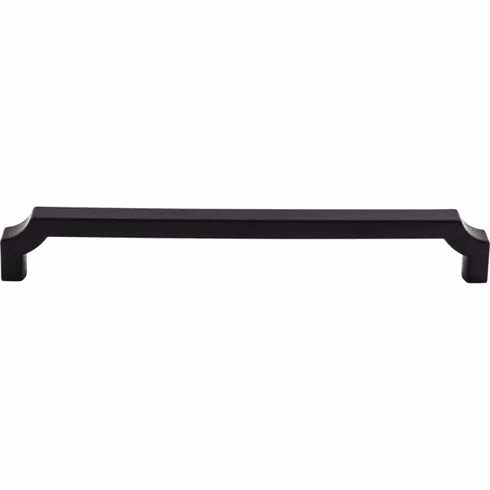 Top Knobs TK3027BLK Davenport 12" Center to Center Appliance pull BLK